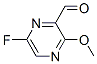 Pyrazinecarboxaldehyde, 6-fluoro-3-methoxy-(9ci) Structure,614730-20-0Structure