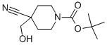 Tert-butyl 4-cyano-4-(hydroxymethyl)piperidine-1-carboxylate Structure,614730-96-0Structure