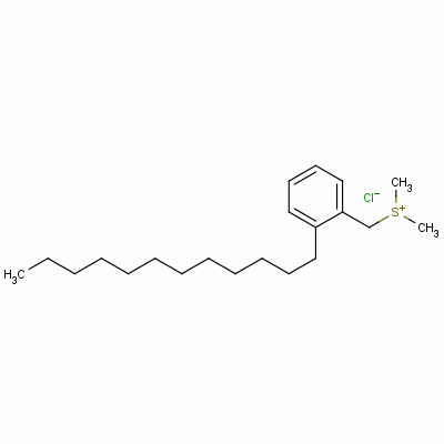 (Dodecylbenzyl)dimethylsulphonium chloride Structure,61551-61-9Structure