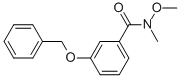 3-Benzyloxy-n-methoxy-n-methylbenzamide Structure,615558-47-9Structure