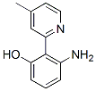 Phenol, 3-amino-2-(4-methyl-2-pyridinyl)-(9ci) Structure,615572-75-3Structure