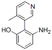 Phenol, 3-amino-2-(4-methyl-3-pyridinyl)-(9ci) Structure,615572-95-7Structure