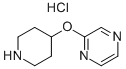 2-(Piperidin-4-yloxy)pyrazine, HCl Structure,615576-64-2Structure