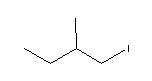 1-Iodo-2-methylbutane(stabilized with copper chip) Structure,616-14-8Structure