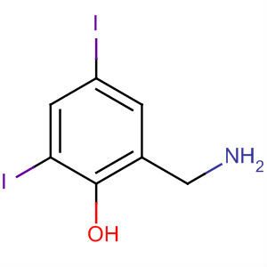 2-(Aminomethyl)-4,6-diiodophenol Structure,61626-90-2Structure