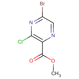 Methyl 5-bromo-3-chloropyrazine-2-carboxylate Structure,61655-82-1Structure