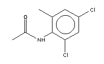 2,4-Dichloro-6-methylacetanilide Structure,61655-97-8Structure