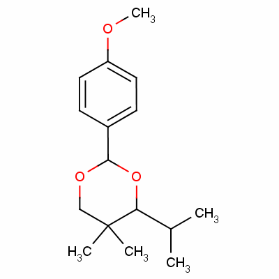 4-Isopropyl-2-(4-methoxyphenyl)-5,5-dimethyl-1,3-dioxane Structure,61683-86-1Structure