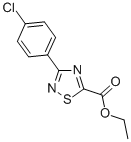 Ethyl 3-(4-chlorophenyl)-1,2,4-thiadiazole-5-carboxylate Structure,61689-39-2Structure