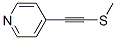 Pyridine, 4-[(methylthio)ethynyl]-(9ci) Structure,616898-46-5Structure