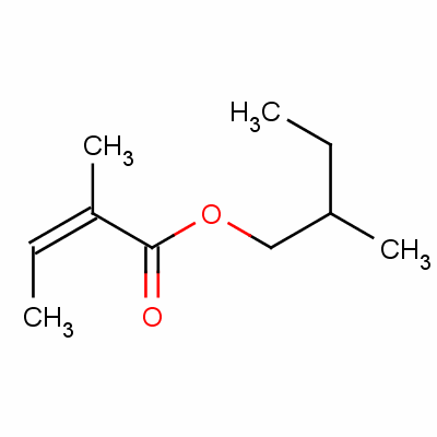 2-Methylbutyl 2-methylisocrotonate Structure,61692-77-1Structure