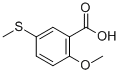 2-Methoxy-5-methylthiobenzoic acid Structure,61694-97-1Structure