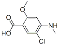 5-Chloro-2-methoxy-4-methylaminobenzoic acid Structure,61694-98-2Structure