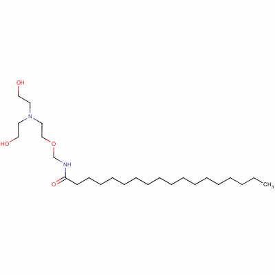 N-[[2-[bis(2-hydroxyethyl)amino]ethoxy]methyl]stearamide Structure,61702-64-5Structure