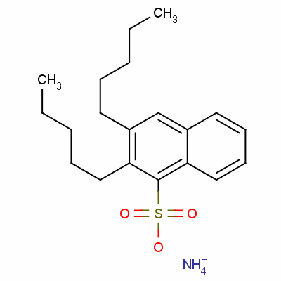 Ammonium dipentylnaphthalenesulphonate Structure,61702-92-9Structure