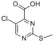 5-Chloro-2-(methylthio)pyrimidine-4-carboxylic acid Structure,61727-33-1Structure