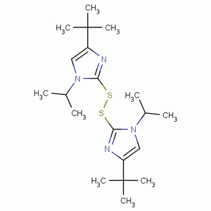 2,2’-Dithiobis(4-tert-butyl-1-isopropyl-1h-imidazole) Structure,61747-35-1Structure