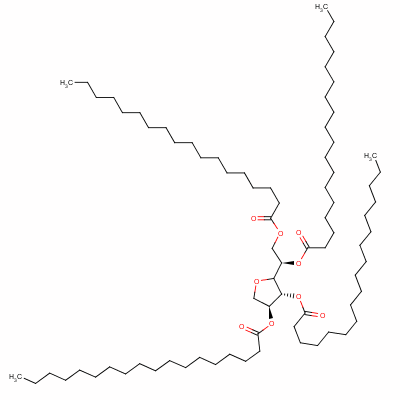 Sorbitan, tetraoctadecanoate Structure,61752-68-9Structure