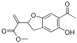 Methyl 2-(6-acetyl-5-hydroxy-2,3-dihydrobenzofuran-2-yl)propenoate Structure,617722-56-2Structure