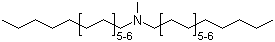 N-methylbis(hydrogenated tallow alkyl)amine Structure,61788-63-4Structure