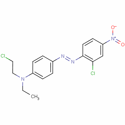 N-(2-chloroethyl)-4-[(2-chloro-4-nitrophenyl)azo]-n-ethylaniline Structure,61813-43-2Structure