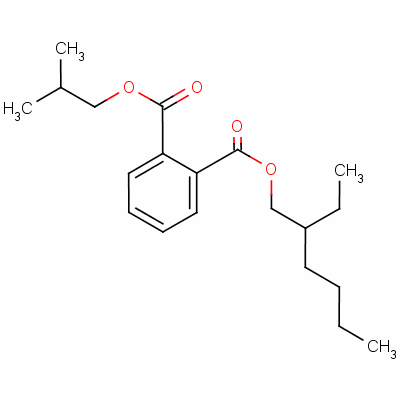 2-Ethylhexyl 2-methylpropyl phthalate Structure,61827-64-3Structure