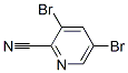 3,5-Dibromo-pyridine-2-carbonitrile Structure,61830-09-9Structure