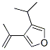 Furan,3-(1-methylethenyl)-4-(1-methylethyl)-(9ci) Structure,61838-58-2Structure