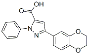 5-(2,3-Dihydro-benzo[1,4]dioxin-6-yl)-2-phenyl-2h-pyrazole-3-carboxylic acid Structure,618383-01-0Structure