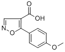 5-(4-Methoxyphenyl)isoxazole-4-carboxylic acid Structure,618383-50-9Structure