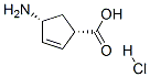 (1S,4r)-4-aminocyclopent-2-enecarboxylic acid-hcl Structure,61865-62-1Structure