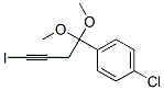 1-Chloro-4-(4-iodo-1,1-dimethoxy-3-butynyl)benzene Structure,61886-37-1Structure