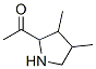 Ethanone,1-(3,4-dimethyl-2-pyrrolidinyl)-(9ci) Structure,61891-75-6Structure