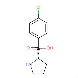 (S)-1-(4-chlorophenyl)pyrrolidine-2-carboxylic acid Structure,61898-80-4Structure