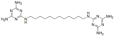 N,n-dodecane-1,12-diylbis[1,3,5-triazine-2,4,6-triamine] Structure,61912-28-5Structure