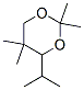 4-Isopropyl-2,2,5,5-tetramethyl-1,3-dioxane Structure,61920-45-4Structure