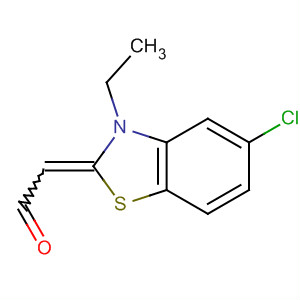 Acetaldehyde,(5-chloro-3-ethyl-2(3h)-benzothiazolylidene)-(9ci) Structure,61923-31-7Structure