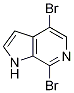 4,7-Dibromo-1h-pyrrolo[2,3-c]pyridine Structure,619331-71-4Structure