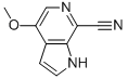 4-Methoxy-1h-pyrrolo[2,3-c]pyridine-7-carbonitrile Structure,619331-72-5Structure