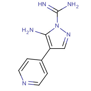 5-Amino-4-(4-pyridinyl)-1h-pyrazole-1-carboximidamide Structure,61959-35-1Structure