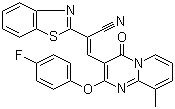 Alpha-[[2-(4-fluorophenoxy)-9-methyl-4-oxo-4h-pyrido[1,2-a]pyrimidin-3-yl]methylene]-2-benzothiazoleacetonitrile Structure,620113-73-7Structure