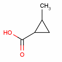 Cyclopropanecarboxylic acid, 2-methyl-, (1r,2r)-rel- Structure,6202-94-4Structure