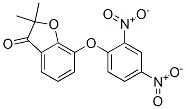 7-(2,4-Dinitrophenoxy)-2,2-dimethyl-3(2h)-benzofuranone Structure,62059-45-4Structure