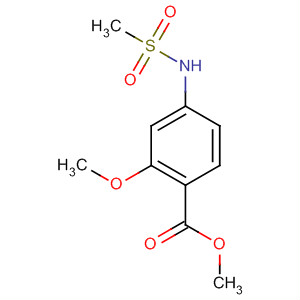 Methyl 2-methoxy-4-[(methylsulfonyl)amino]-benzoate Structure,620612-15-9Structure