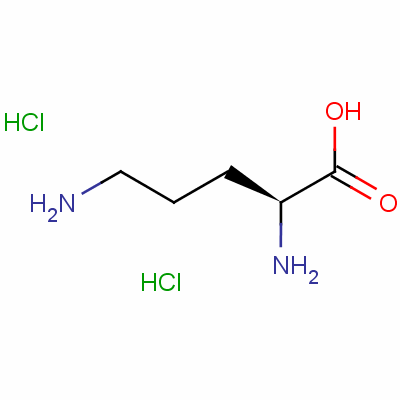 L-ornithine dihydrochloride Structure,6211-16-1Structure