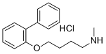 N-methyl-n-(4-(2-biphenylyloxy)butyl)amine hydrochloride Structure,62232-79-5Structure