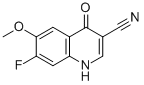 7-Fluoro-6-methoxy-4-oxo-1,4-dihydro-3-quinolinecarbonitrile Structure,622369-38-4Structure