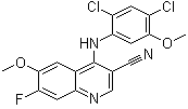 4-[(2,4-Dichloro-5-methoxyphenyl)amino]-7-fluoro-6-methoxy-3-quinolinecarbonitrile Structure,622369-46-4Structure