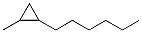1-Hexyl-2-methylcyclopropane Structure,62238-09-9Structure