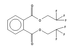 Phthalic acid bis(2,2,2-trifluoroethyl) ester [standard for phthalate glc determination] Structure,62240-27-1Structure